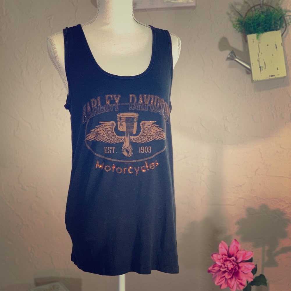 Harley Davidson Women’s Tank Fits like a  Size XL